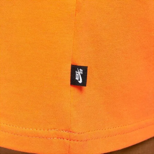 Nike SB Classic Logo Skate Tee Safety Orange