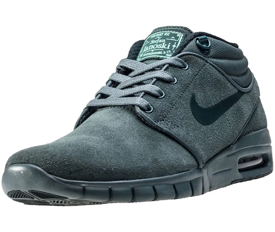 Nike scarpa da skateboard da uomo Zoom Stefan Janoski Max Mid 807509 333 verde