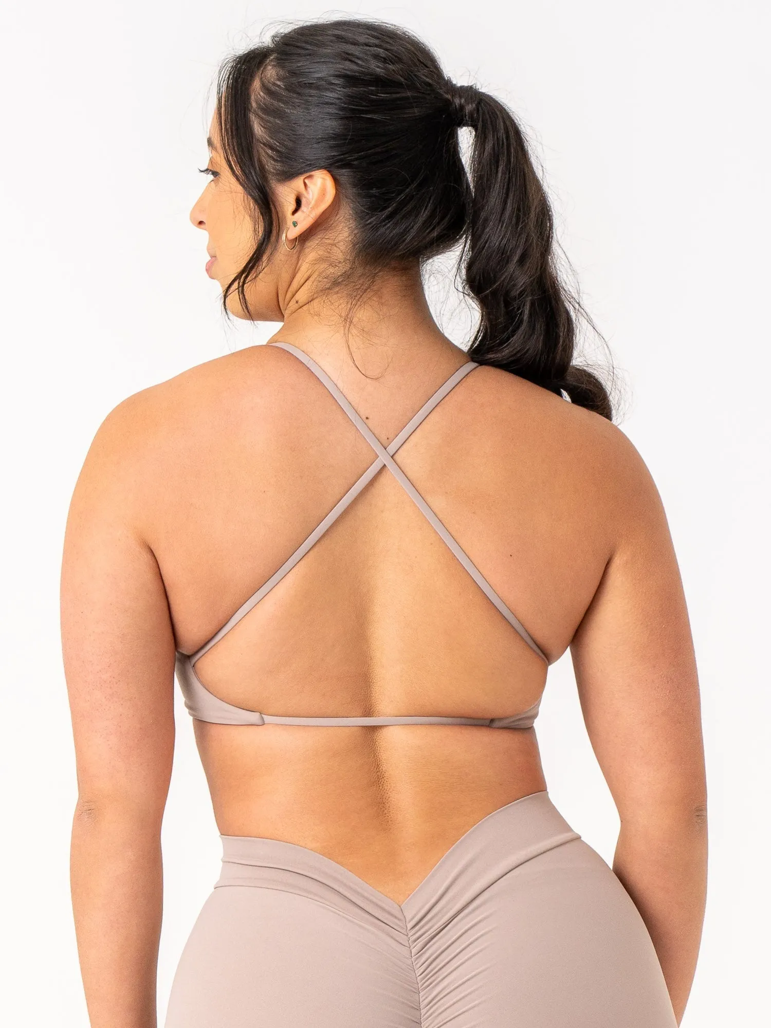 NKD Twist Sports Bra - Taupe