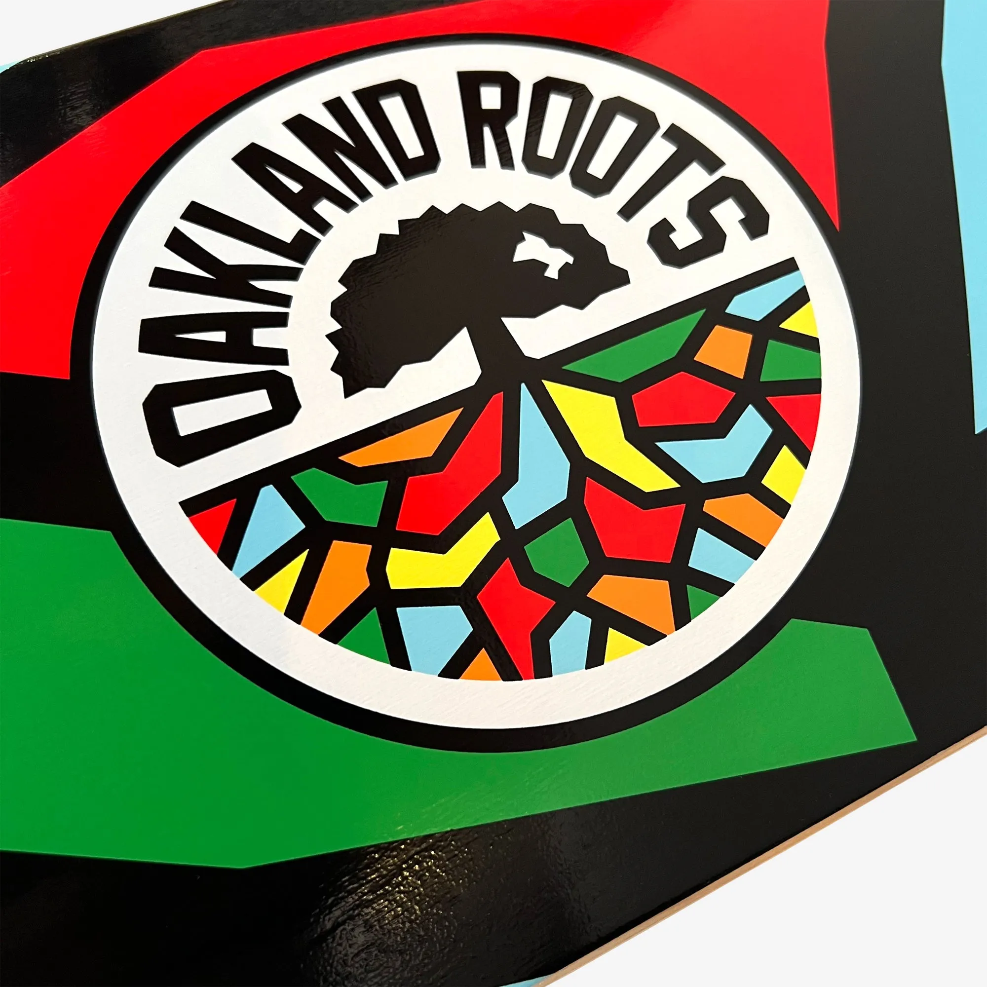 Oakland Roots SC Logo Skate Deck