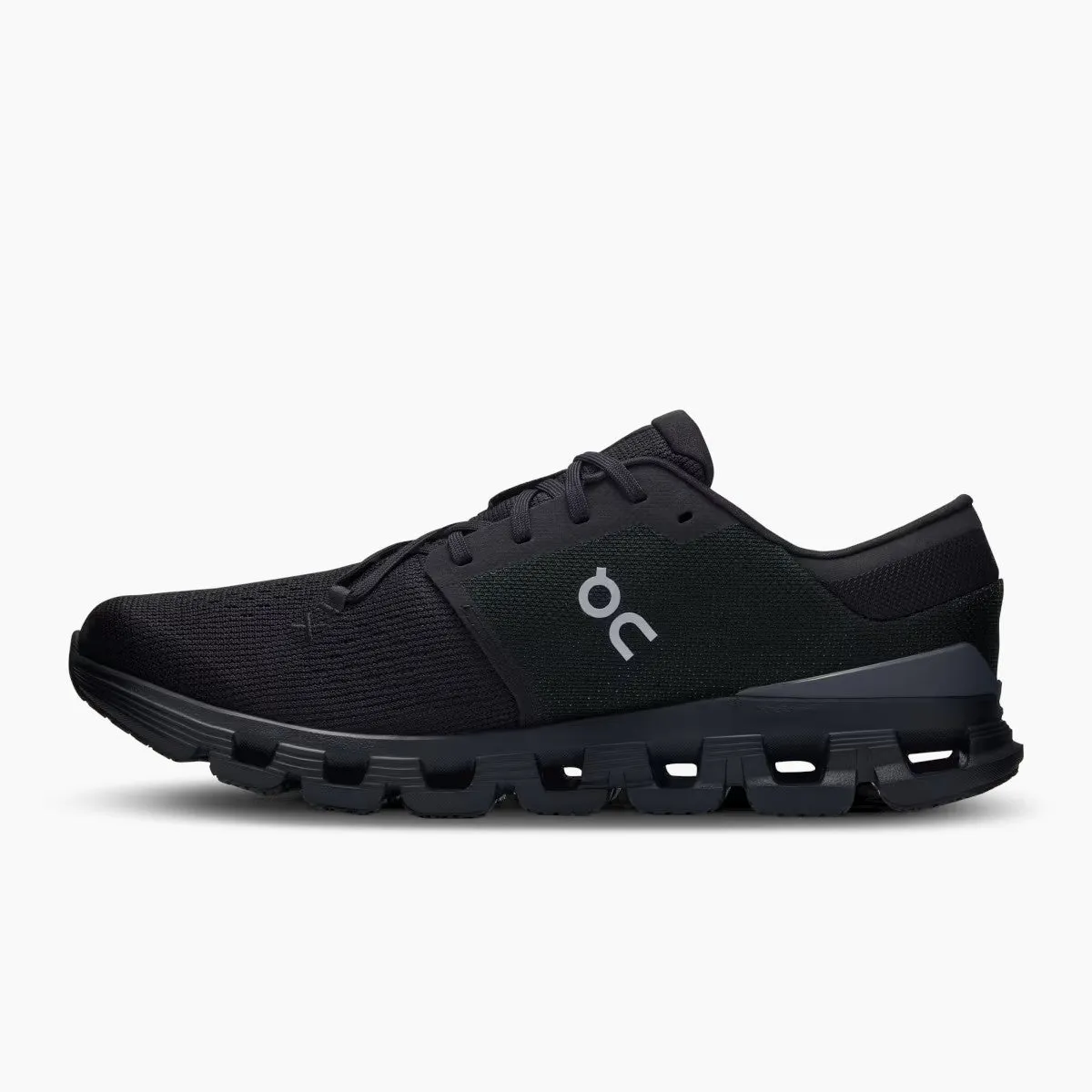 On Running Mens Cloud X 4 Sneakers in Black Eclipse