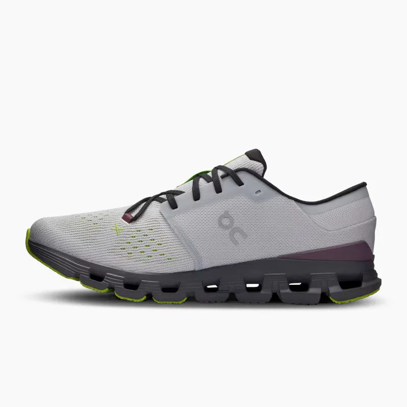 On Running Mens Cloud X 4 Sneakers in Glacier Eclipse