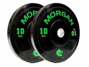 ON SALE:  Morgan 10kg Olympic Bumper Plates (Pair)