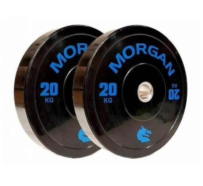 ON SALE:  Morgan 20kg Olympic Bumper Plates (Pair)