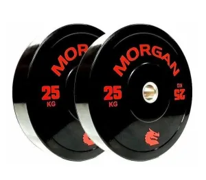 ON SALE:  Morgan 25kg Olympic Bumper Plates (PAIR)