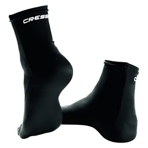 Open Box Cressi Elastic Water Socks - Black - Small/Medium