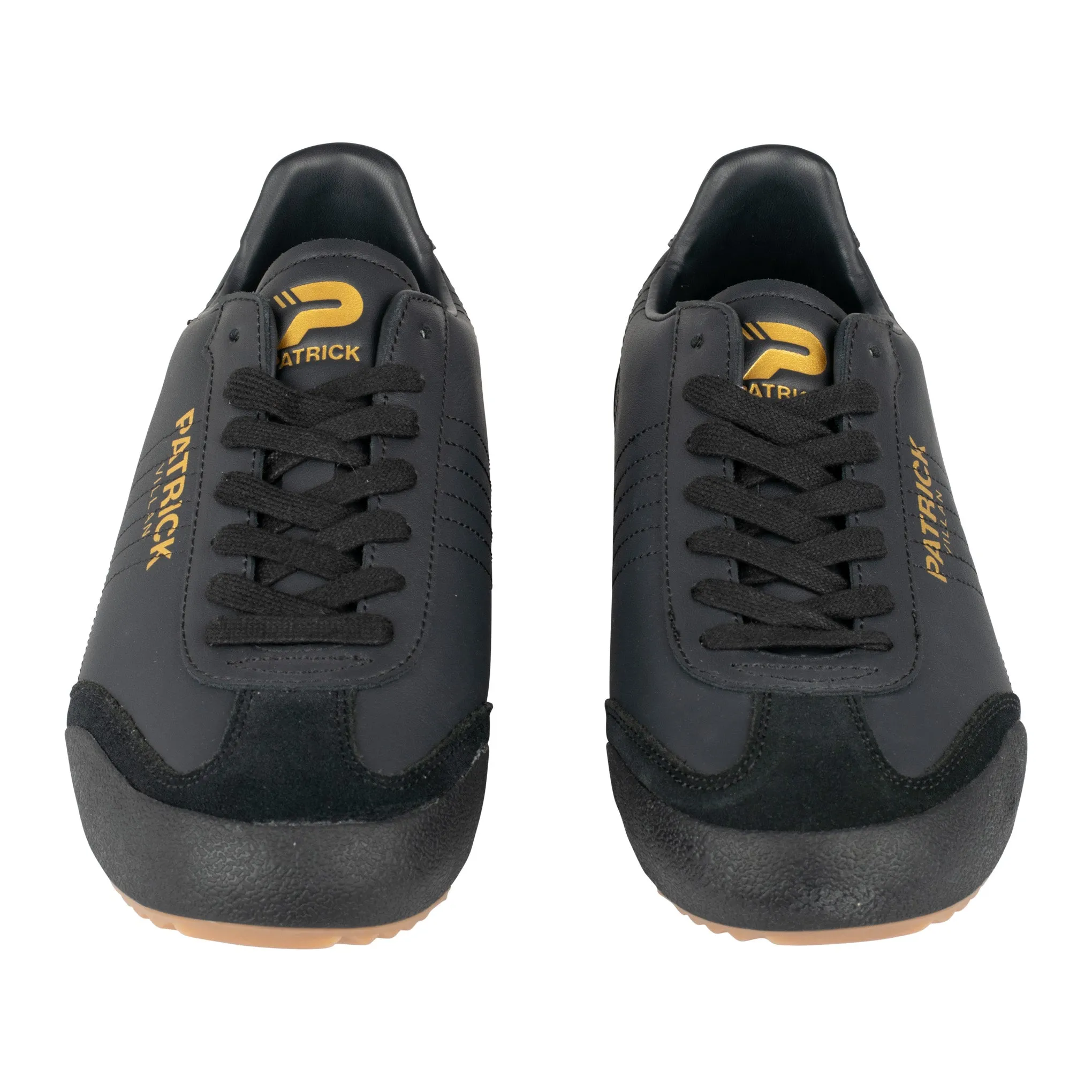 Patrick Villan Leather Trainers Black