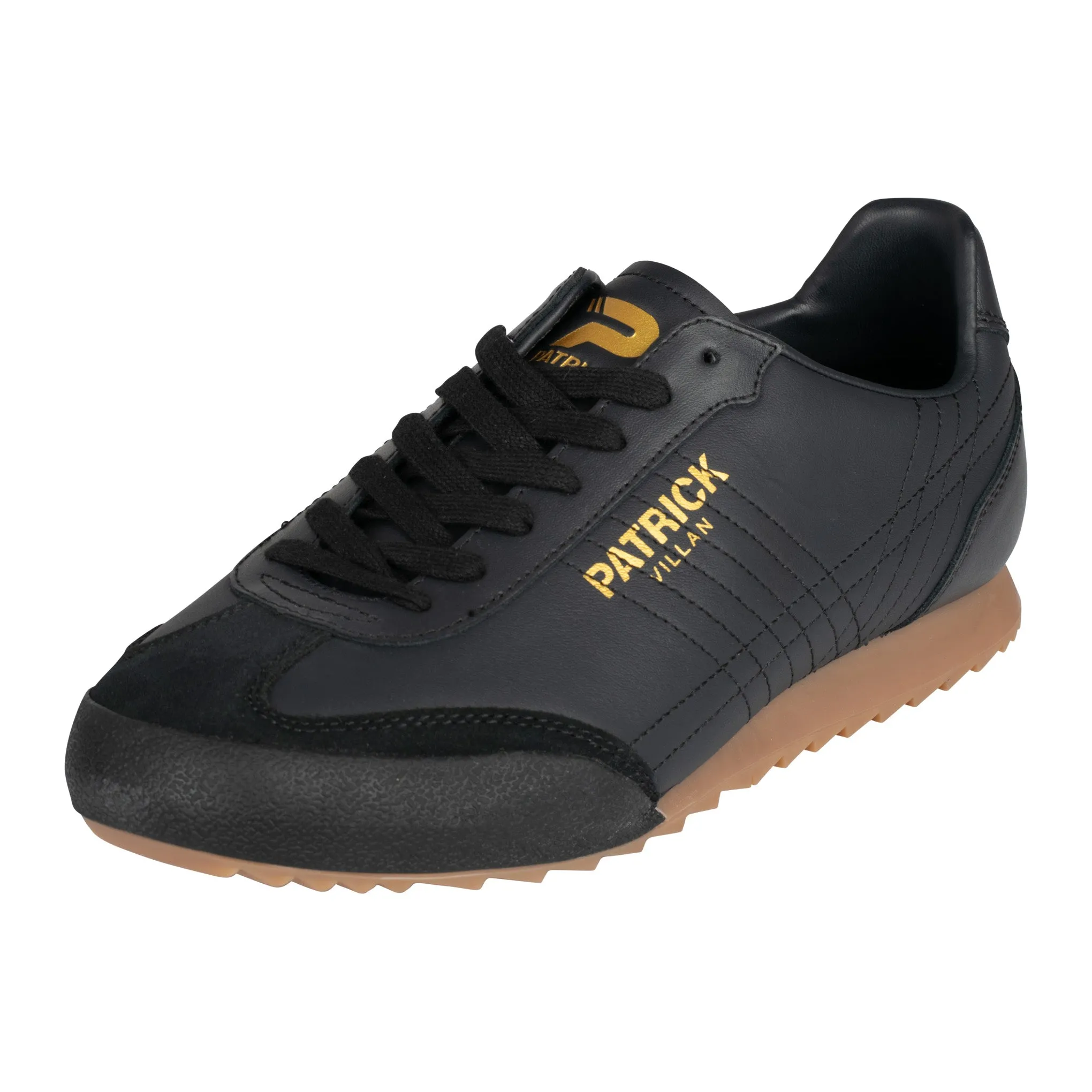 Patrick Villan Leather Trainers Black