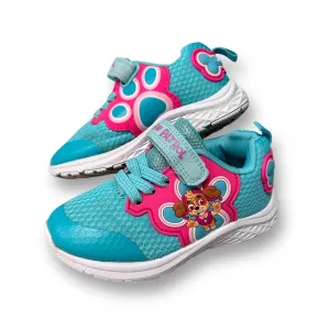 Paw Patrol Toddler Girl Size 9 Teal Slide-On Character Sneakers