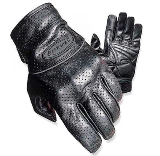 Perforated Full Throttle Leather Motorcycle Gloves | Olympia Sports