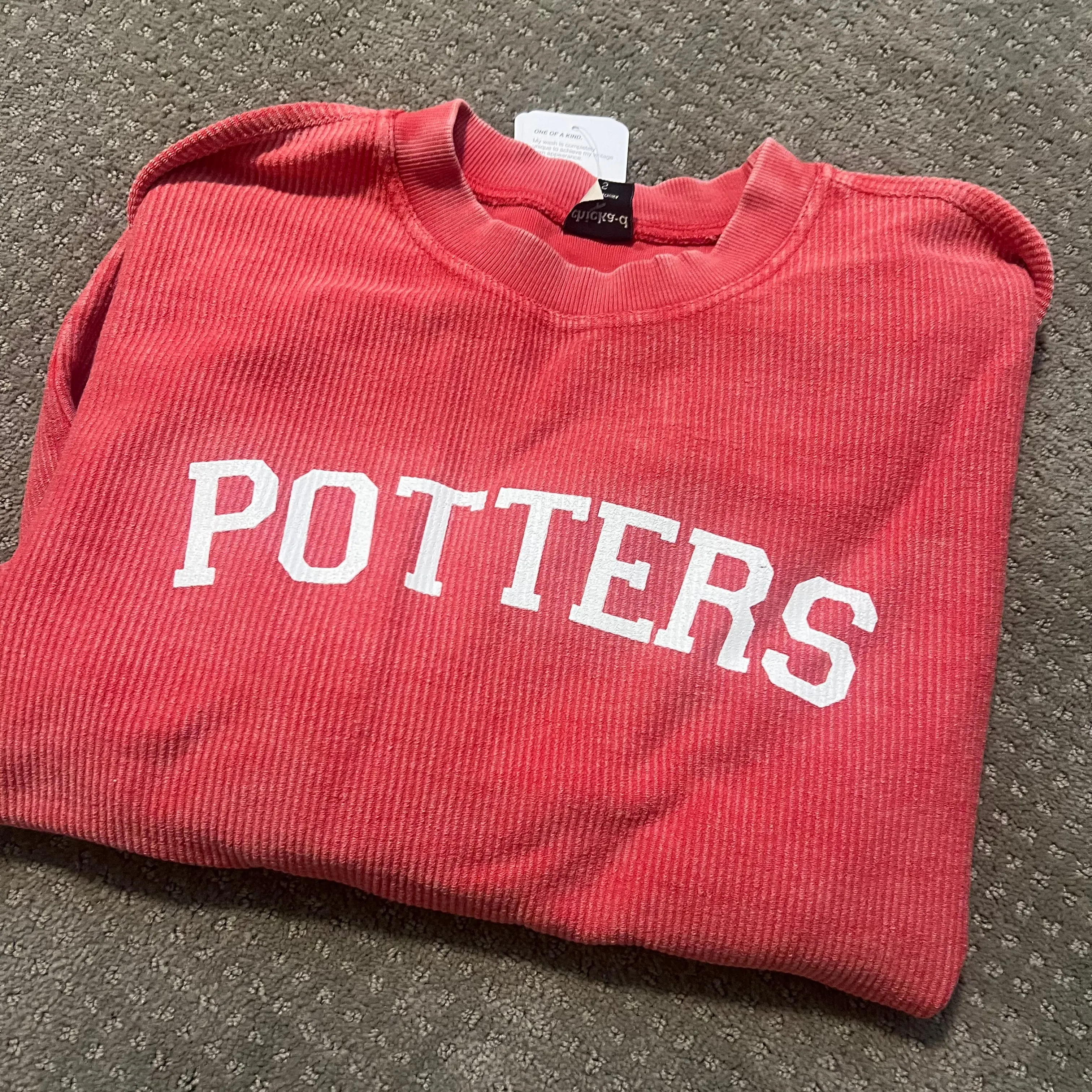 Potters corded sweatshirt