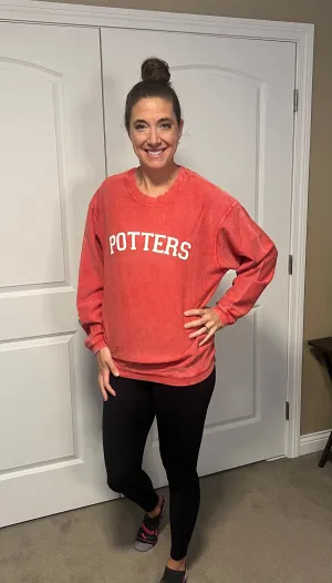 Potters corded sweatshirt