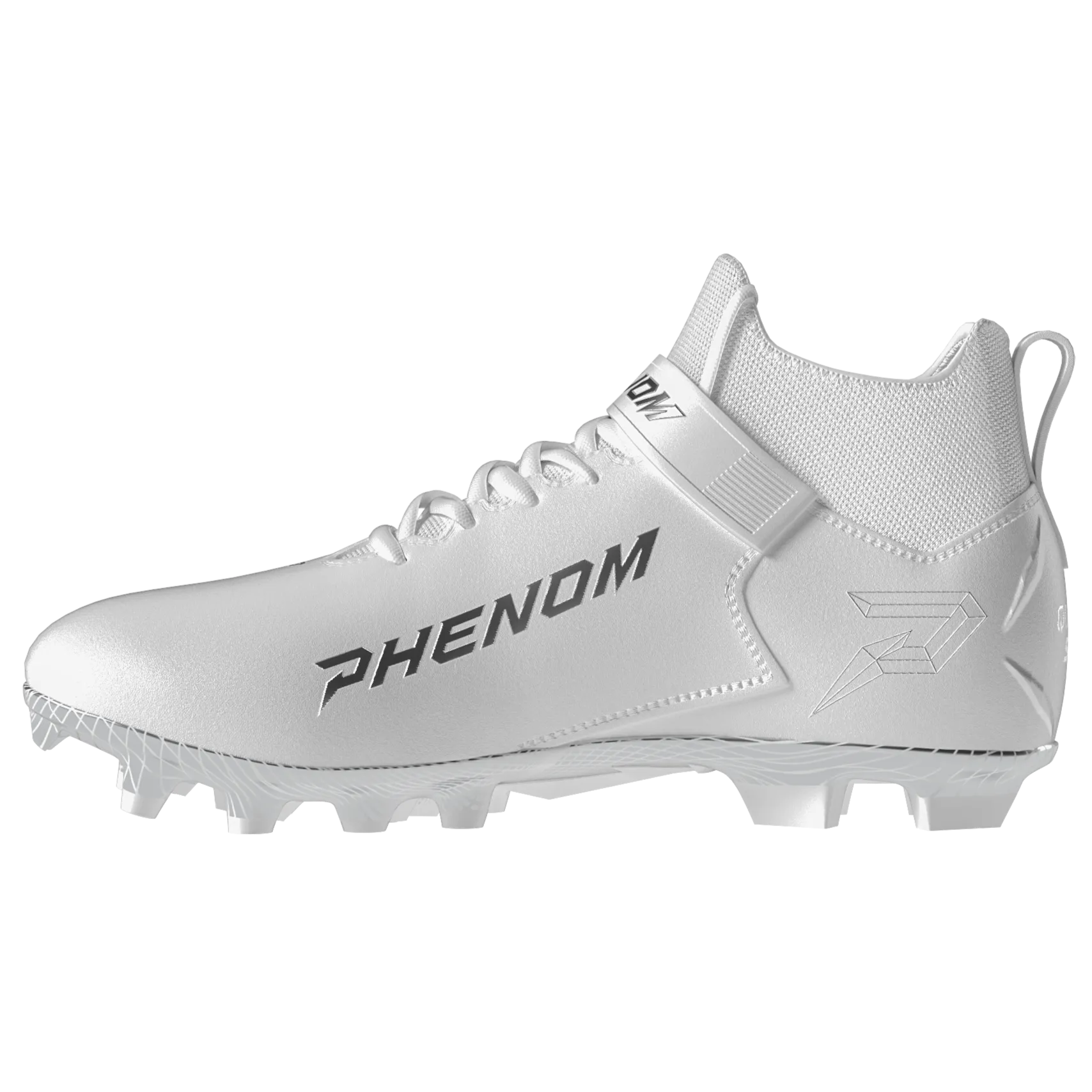 Quantum Force Mid Skill Football Cleats - Team Colors - White or Black