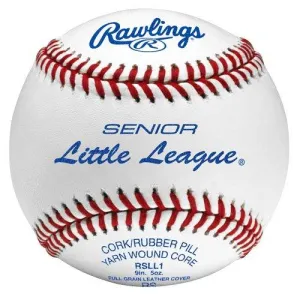 Rawlings Senior Little League Competition Grade Baseball, 1 Dozen