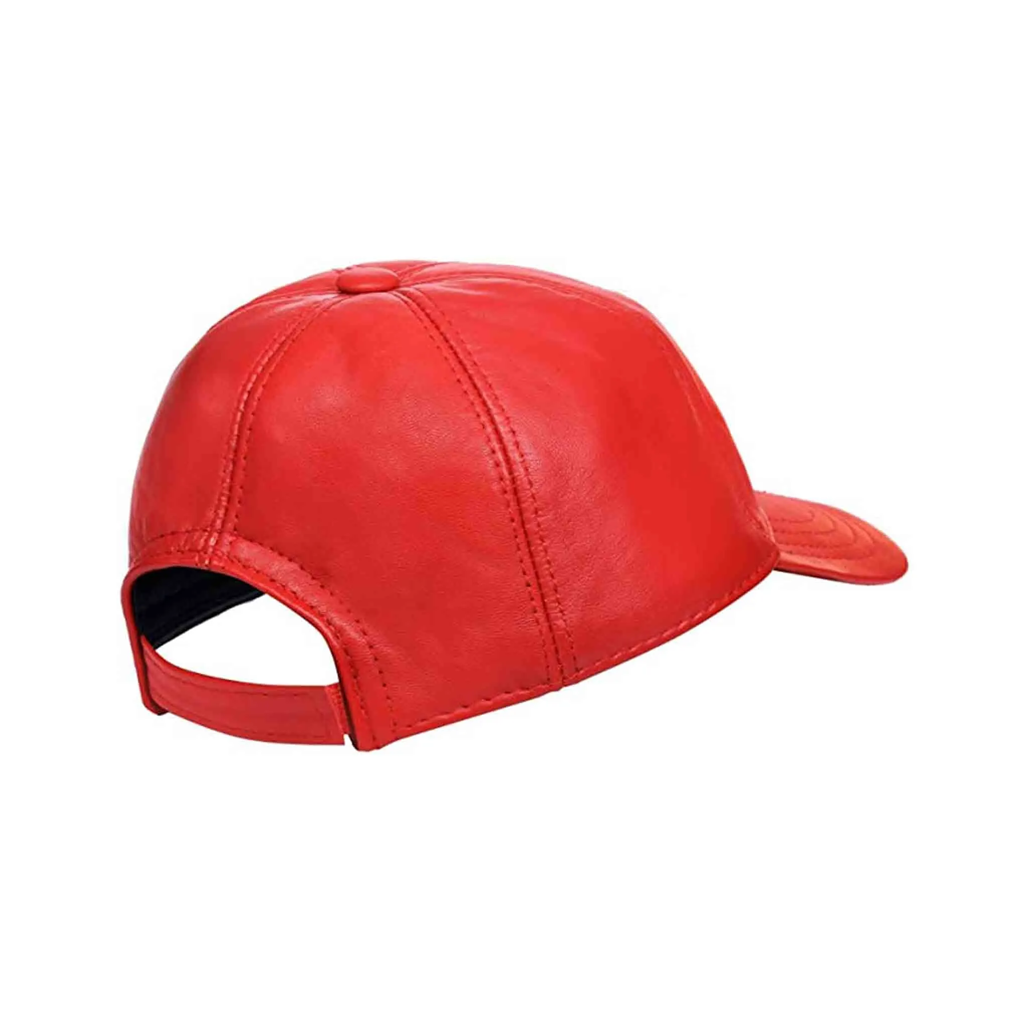 Real Leather Baseball Cap-Unisex