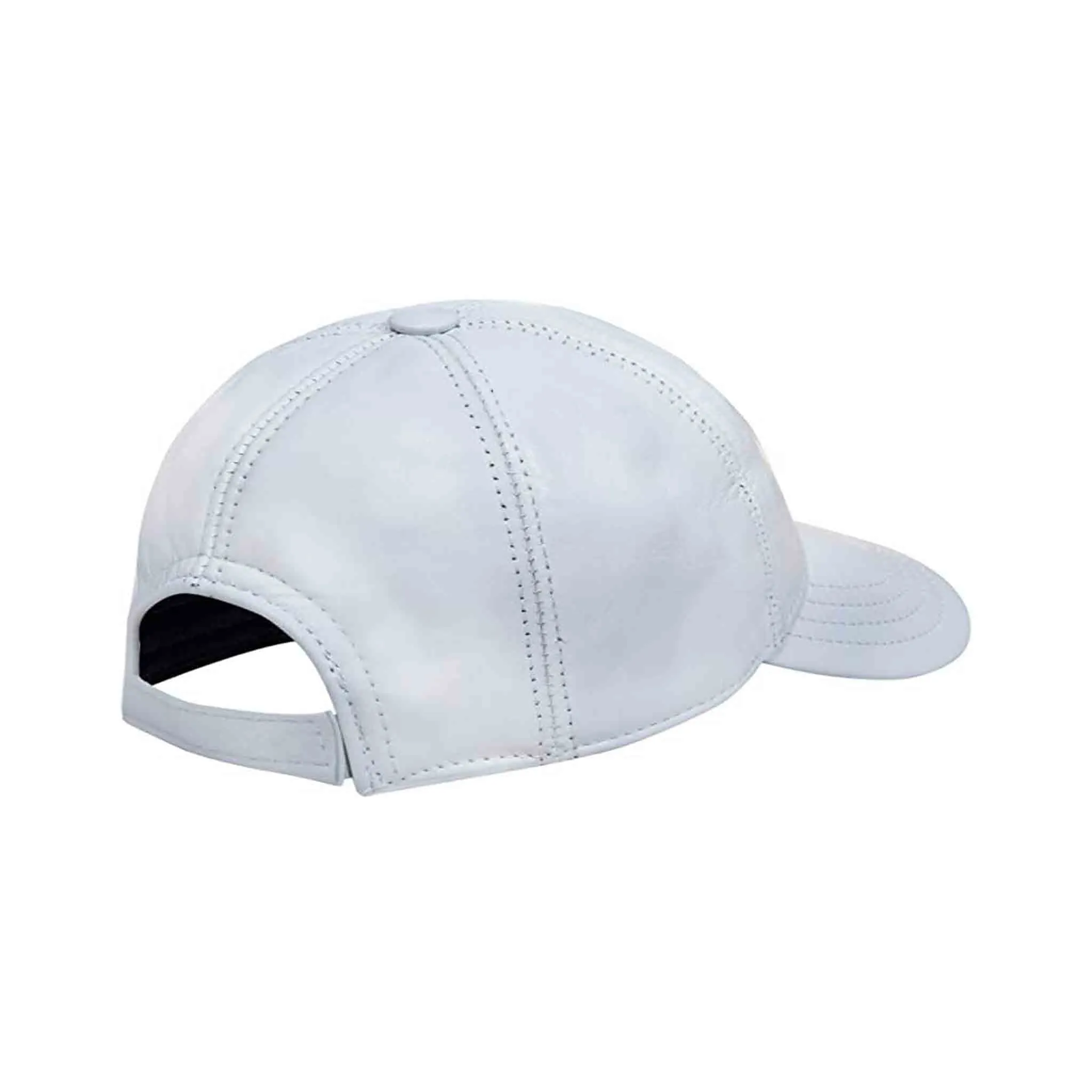 Real Leather Baseball Cap-Unisex