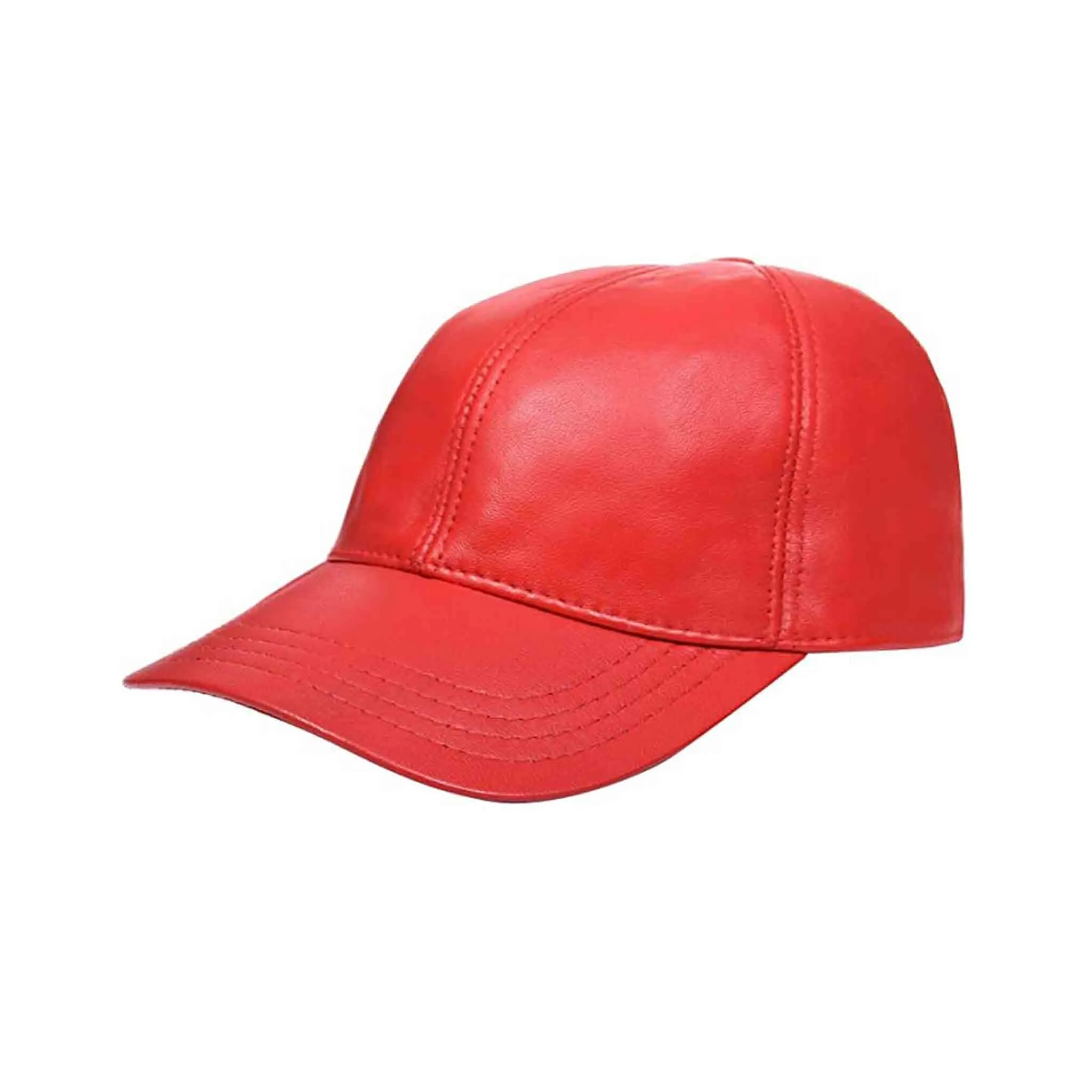 Real Leather Baseball Cap-Unisex