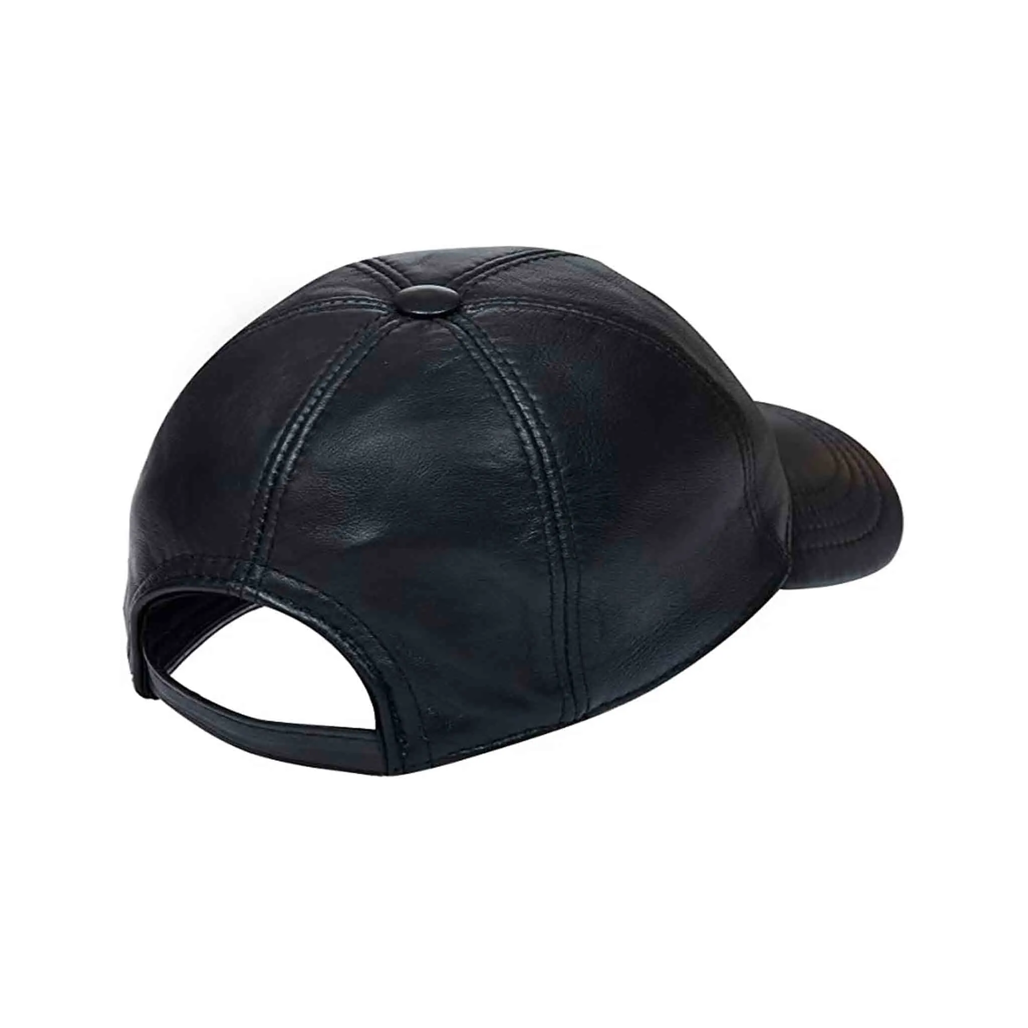 Real Leather Baseball Cap-Unisex