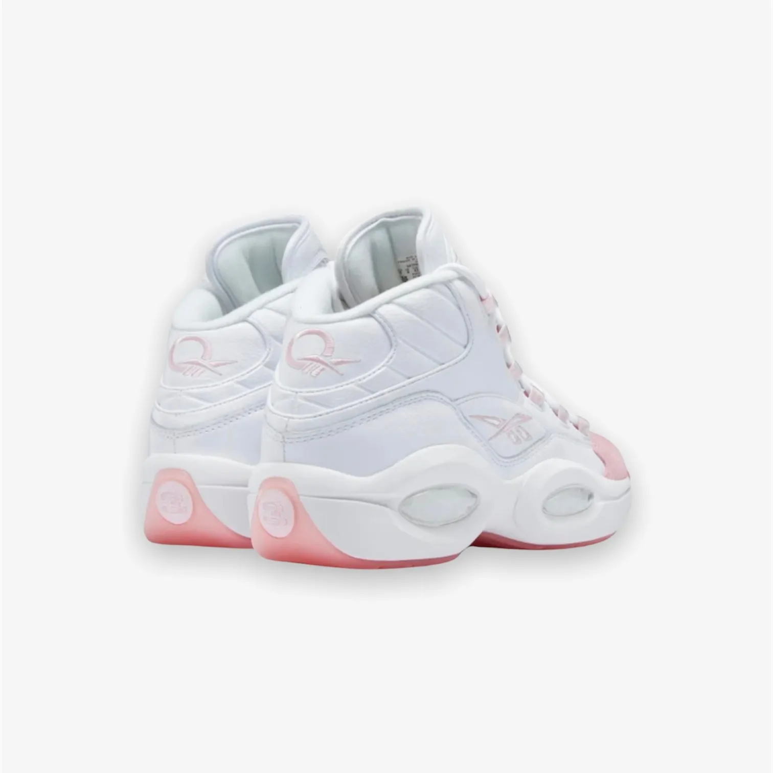 Reebok Question Mid Junior White Pink GX9357