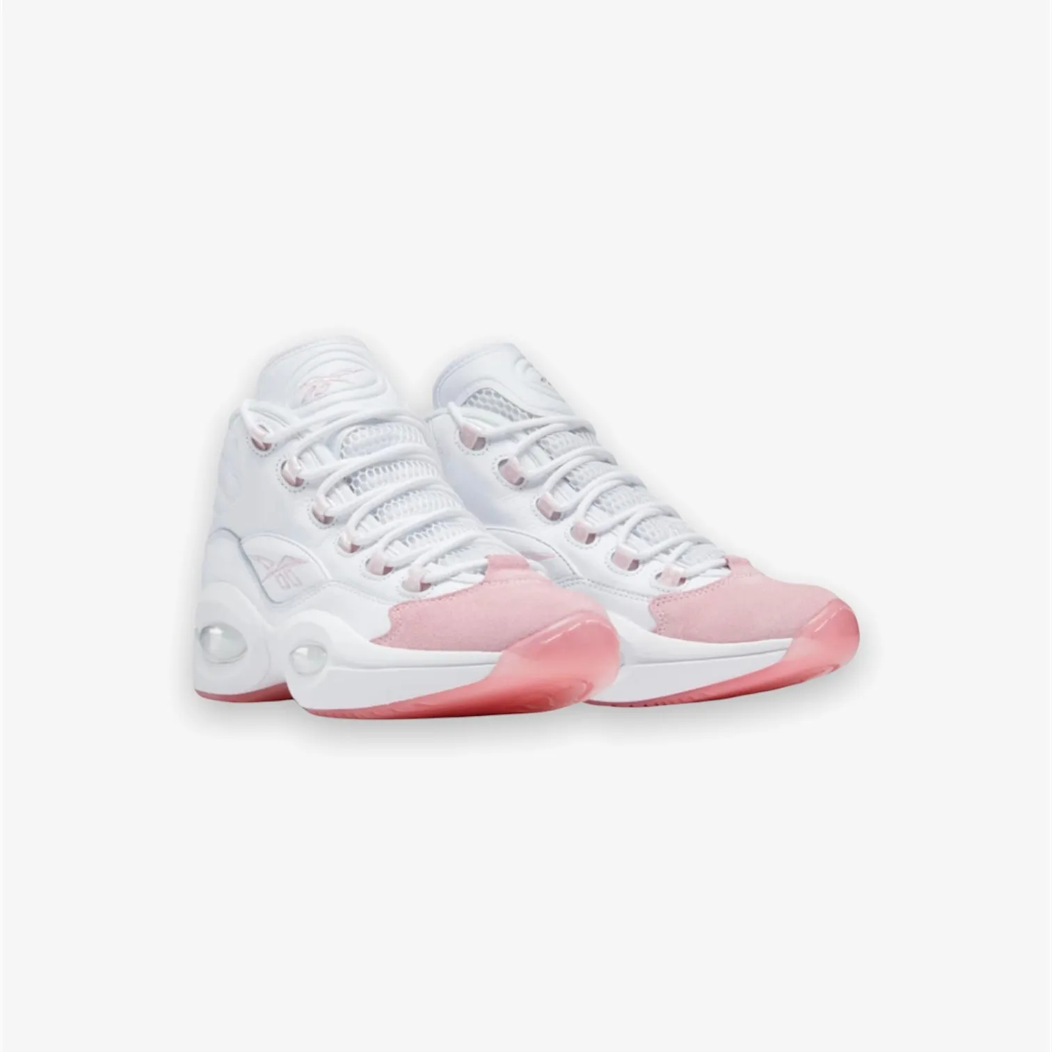 Reebok Question Mid Junior White Pink GX9357