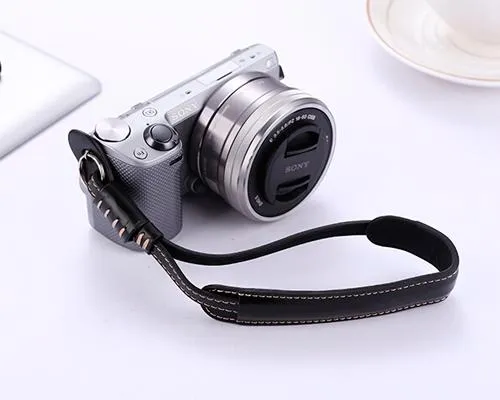 Retro Leather Camera Wrist Hand Strap