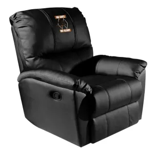 Rocker Recliner with Ski No Guts No Glory Logo Panel