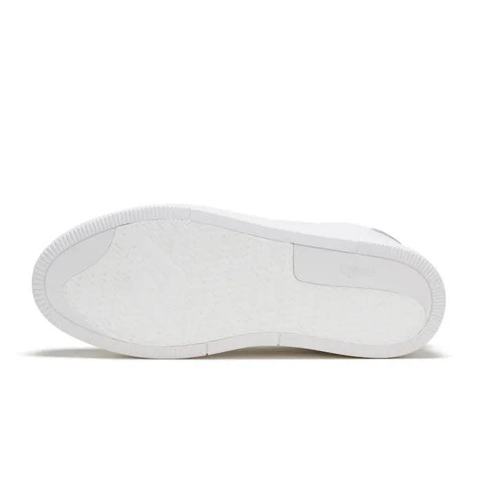 Rollies Womens Courtclub All White Leather Trainer