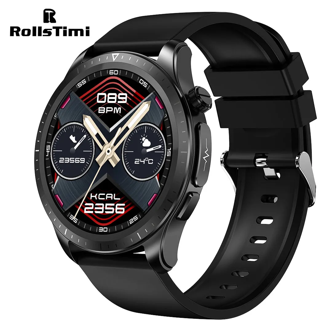 RollsTimi RT420 ECG Men's Smartwatches Luxury Business Sports Smart Watch for Women Fitness Tracker Bluetooth Calls, Sleep Tracking