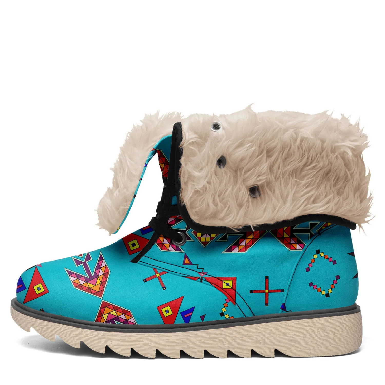 Scattered Generations Turquoise Polar Winter Boots