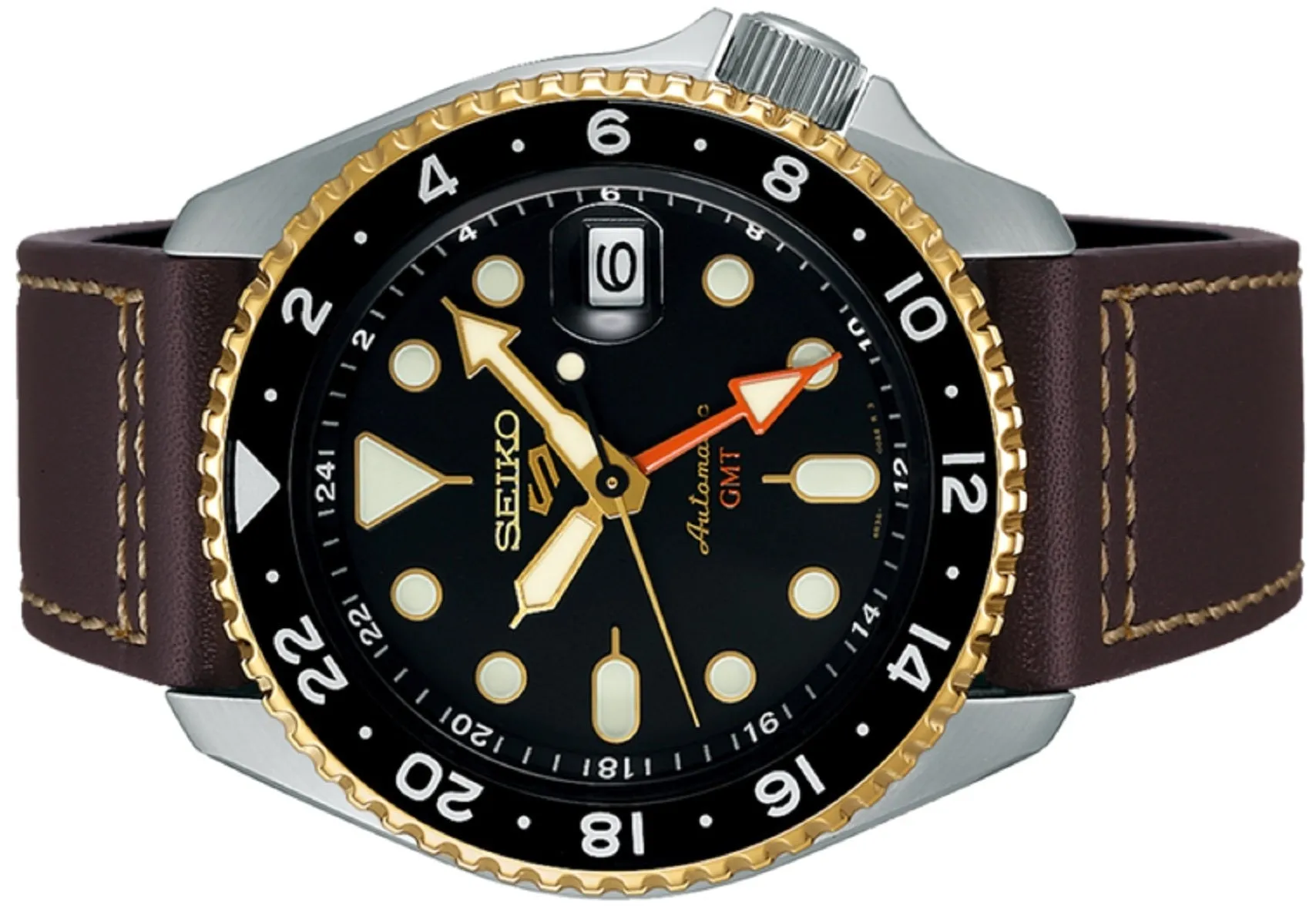 Seiko 5 Sports SSK036K1 SKX GMT Automatic Watch