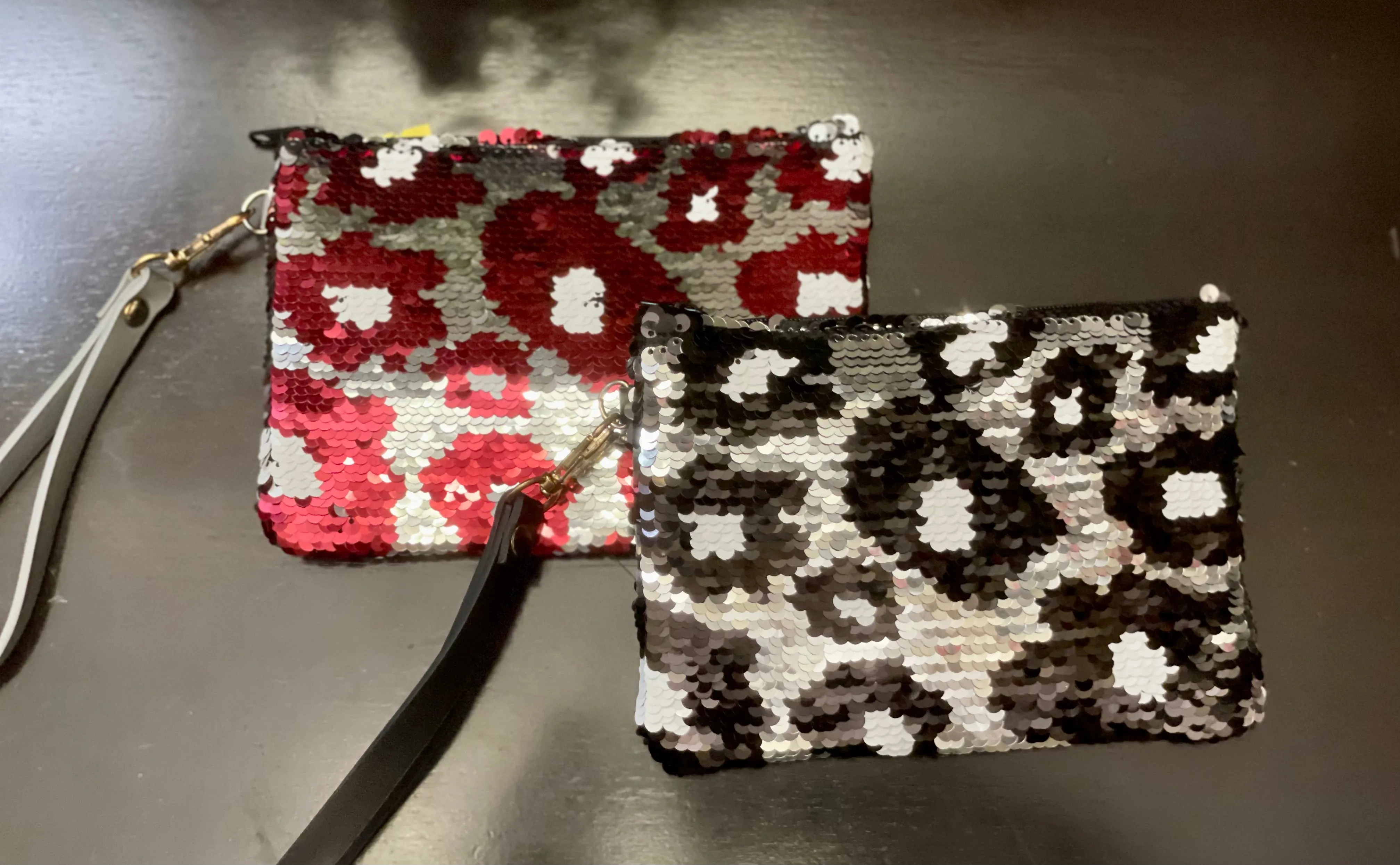 Sequined Wristlets