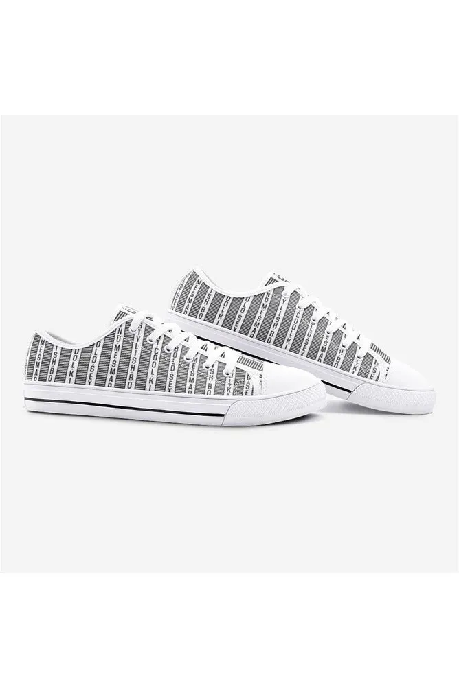 Sexy Bold Kind Unisex Low Top Canvas Shoes