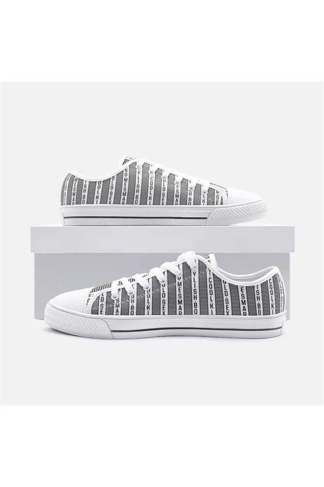 Sexy Bold Kind Unisex Low Top Canvas Shoes