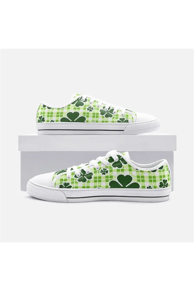 Shamrock Unisex Low Top Canvas Shoes