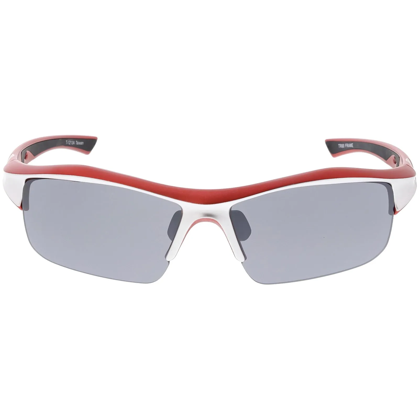 Sports Performance Ridged TR-90 Sports Wrap Rectangle Sunglasses C810