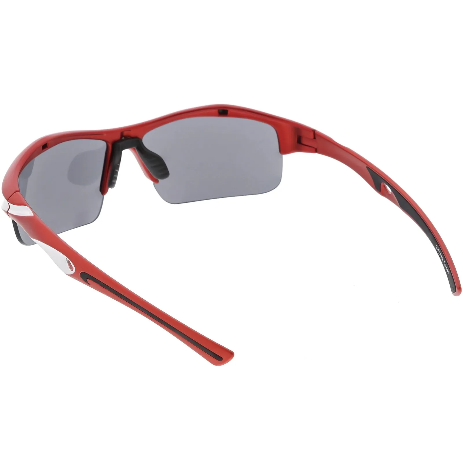 Sports Performance Ridged TR-90 Sports Wrap Rectangle Sunglasses C810