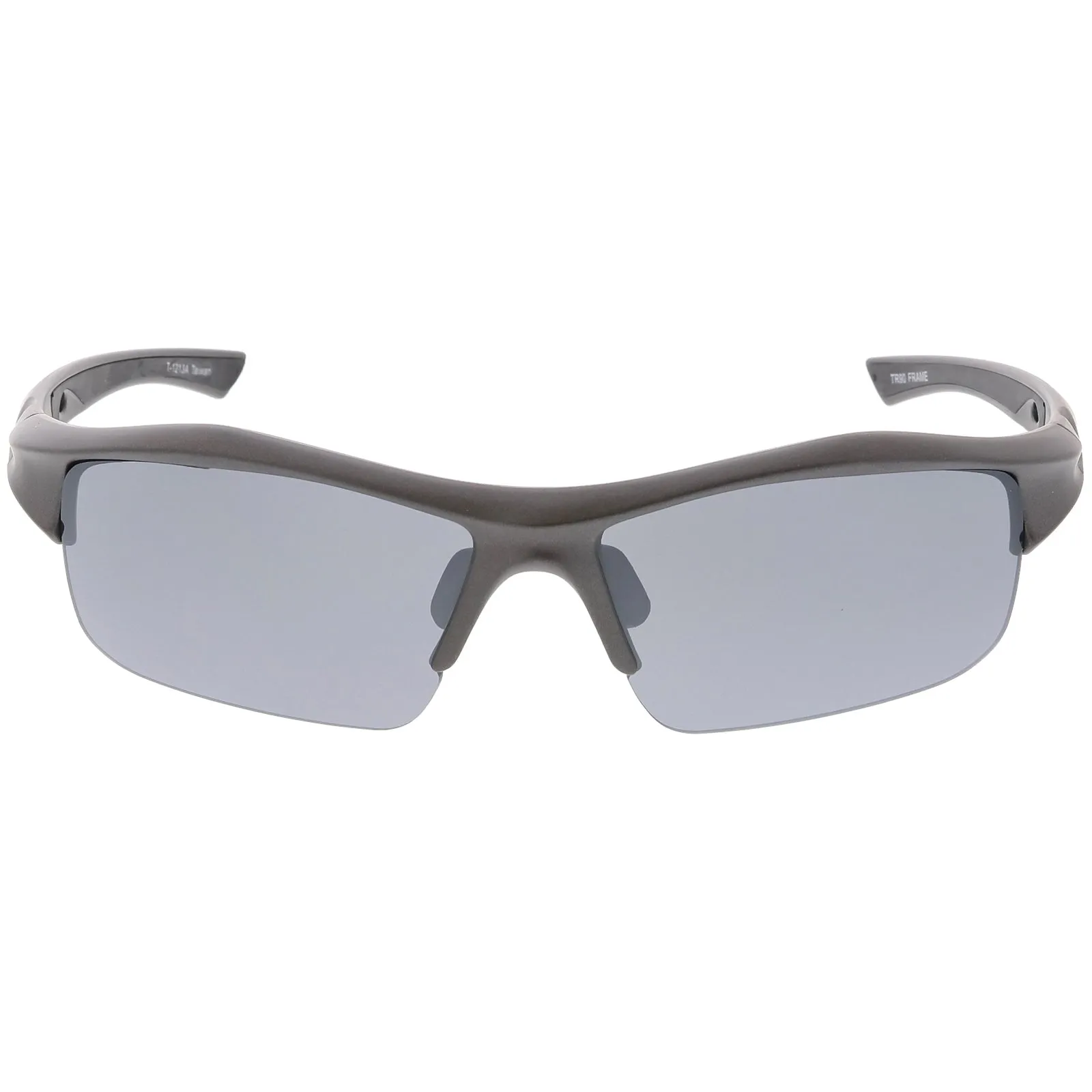 Sports Performance Ridged TR-90 Sports Wrap Rectangle Sunglasses C810