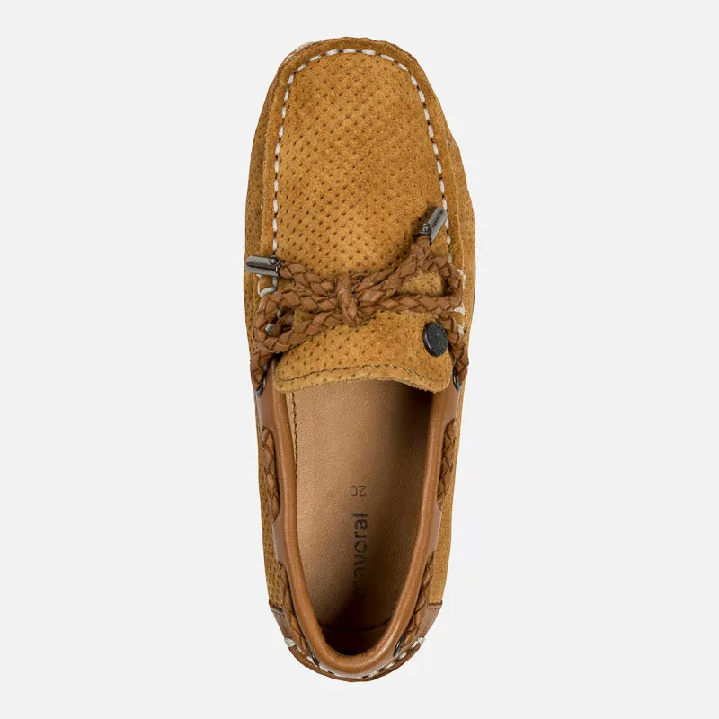 SS18 Mayoral Brown Perforated moccasins 43903