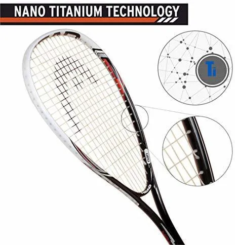 Ti Spector 2.0 Squash Racquet - White Black