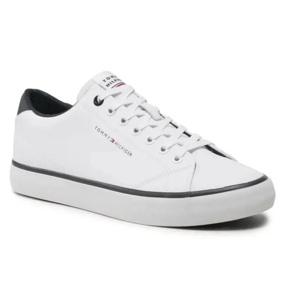 Tommy Hilfiger Hi Vulc Core Low Leather Men FM0FM04731-WHT