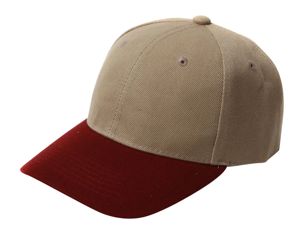 TopHeadwear Blank Baseball Hat Adjustable Hook and Loop Closure