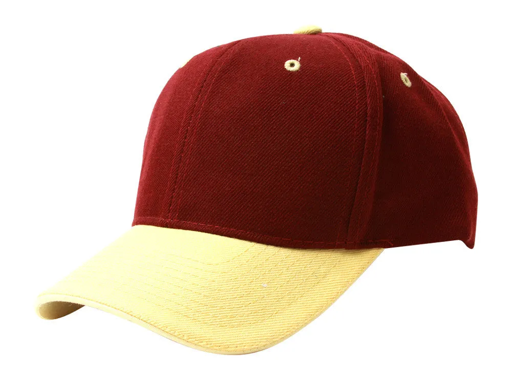 TopHeadwear Blank Baseball Hat Adjustable Hook and Loop Closure