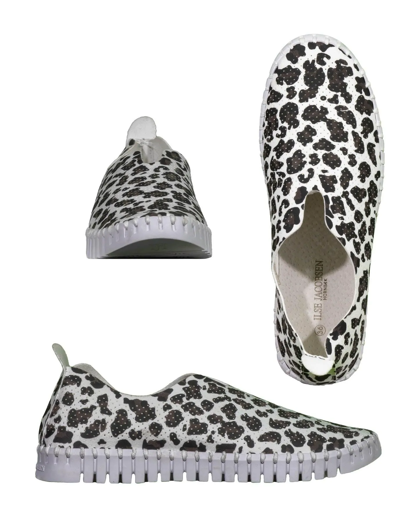 Tulip Leopard Print Slip-On Sneakers