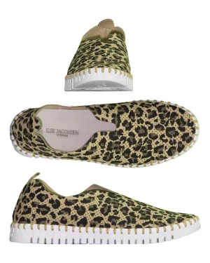 Tulip Leopard Print Slip-On Sneakers