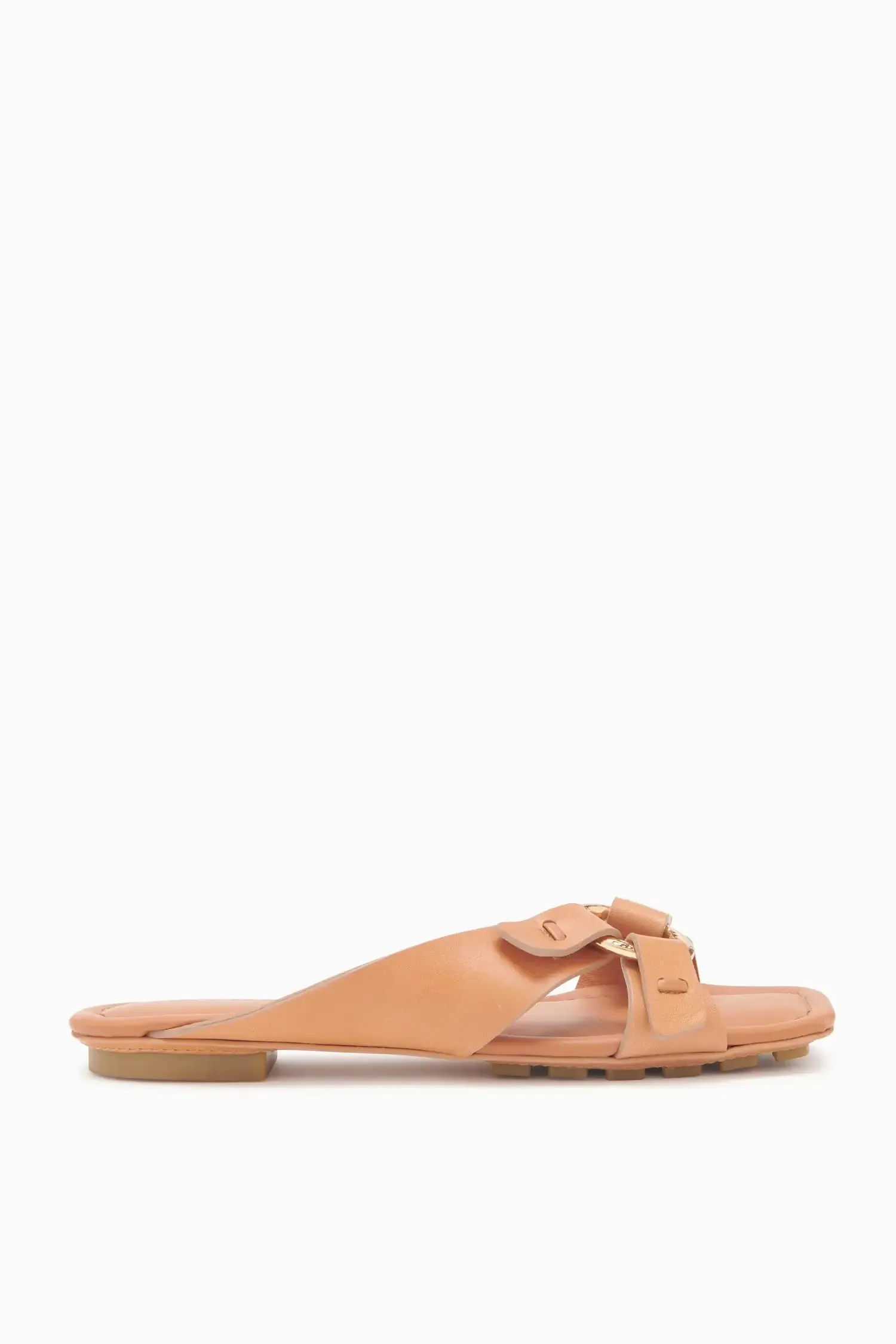 Ulla Johnson - Anya Slides in Pecan Brown