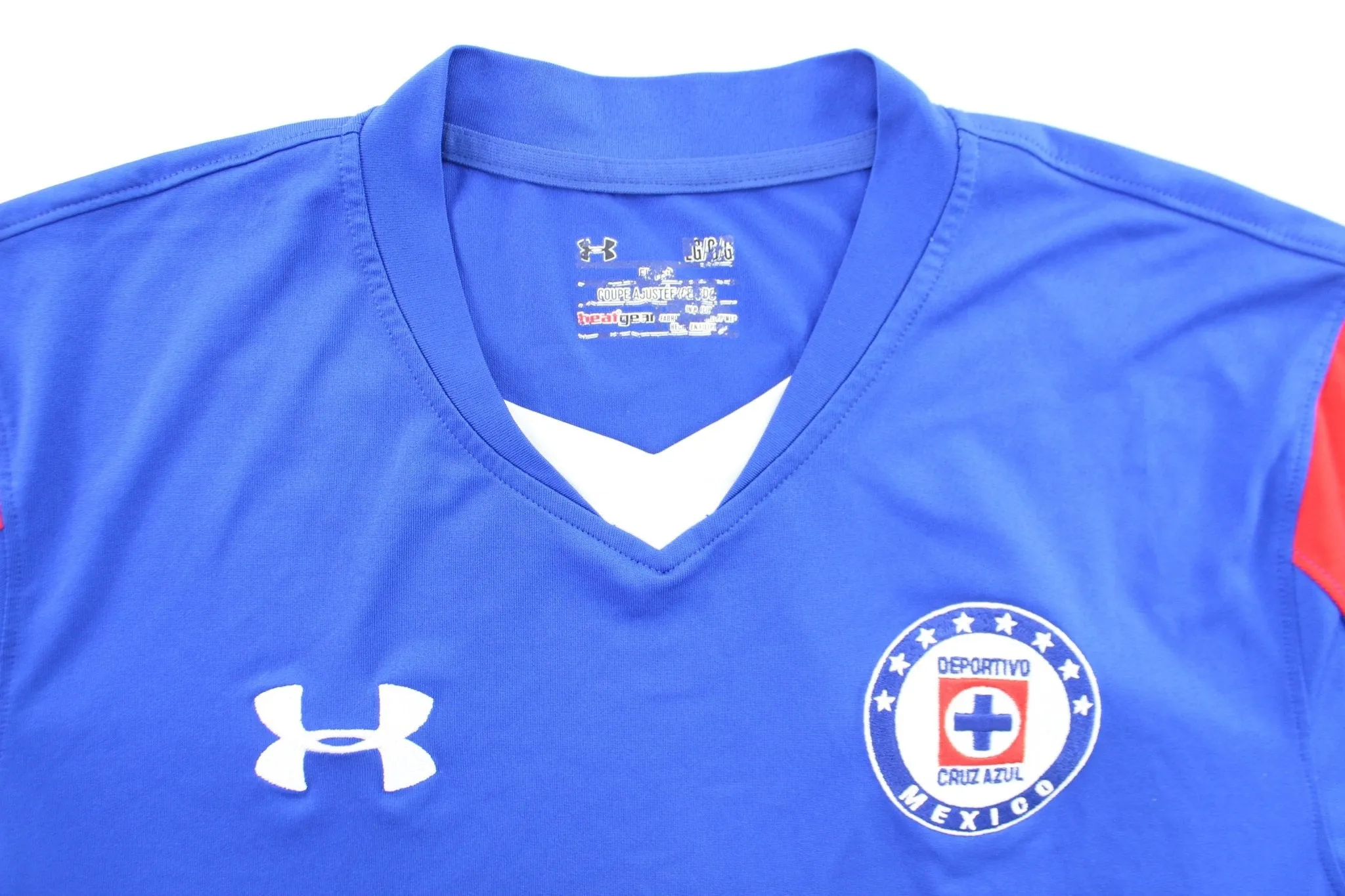 Under Armour Embroidered Logo Deportivo Cruz Azul Blue Soccer Jersey