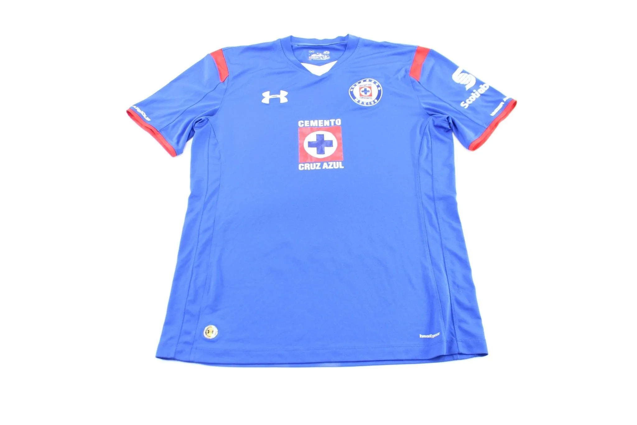 Under Armour Embroidered Logo Deportivo Cruz Azul Blue Soccer Jersey