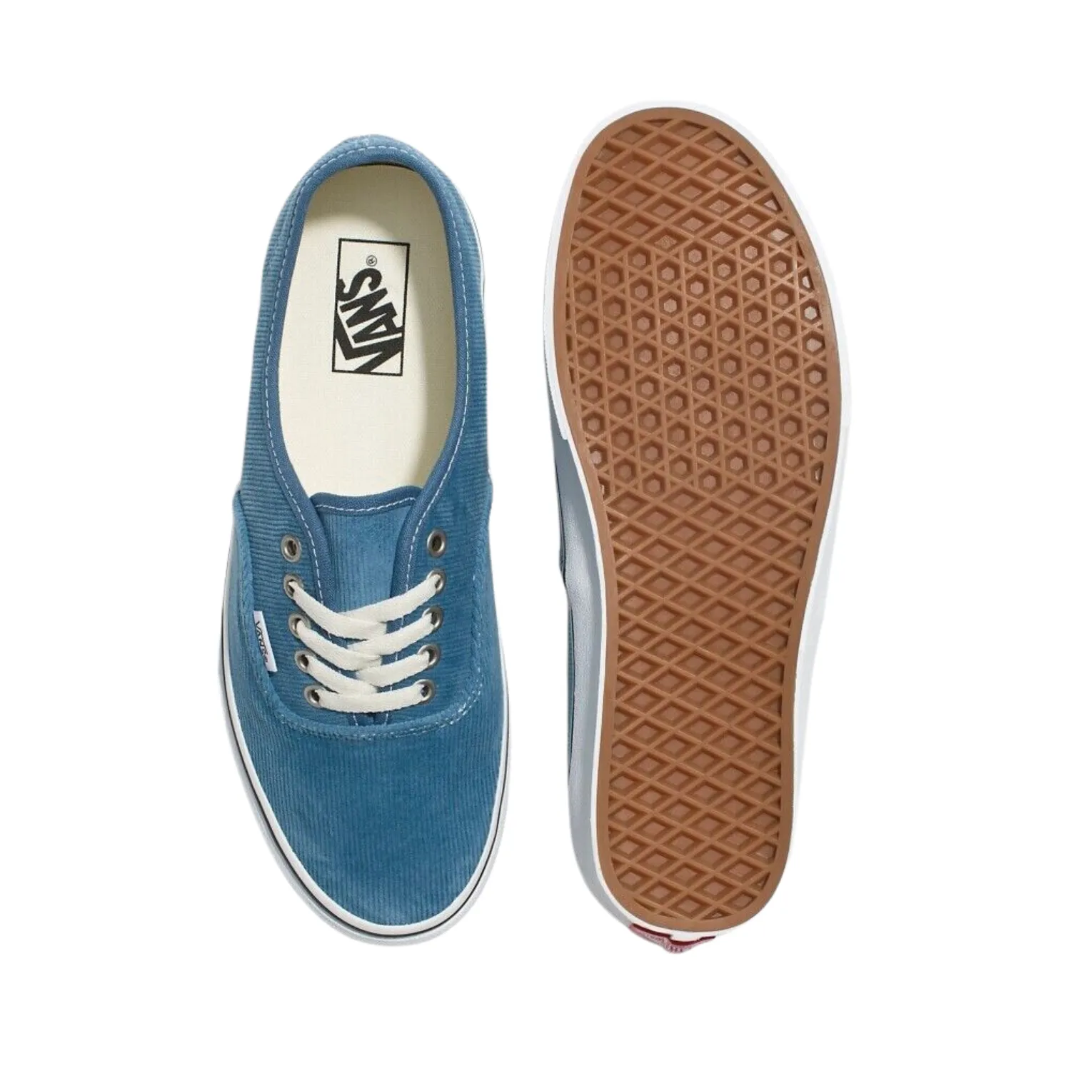 Vans Authentic Corduroy Navy Skate Shoes