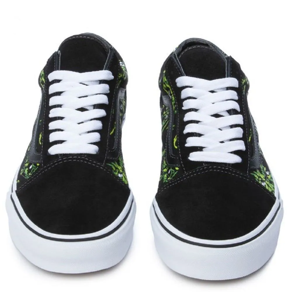 Vans Men's Eyes in the Dark Old Skool Shoes - Black / Green