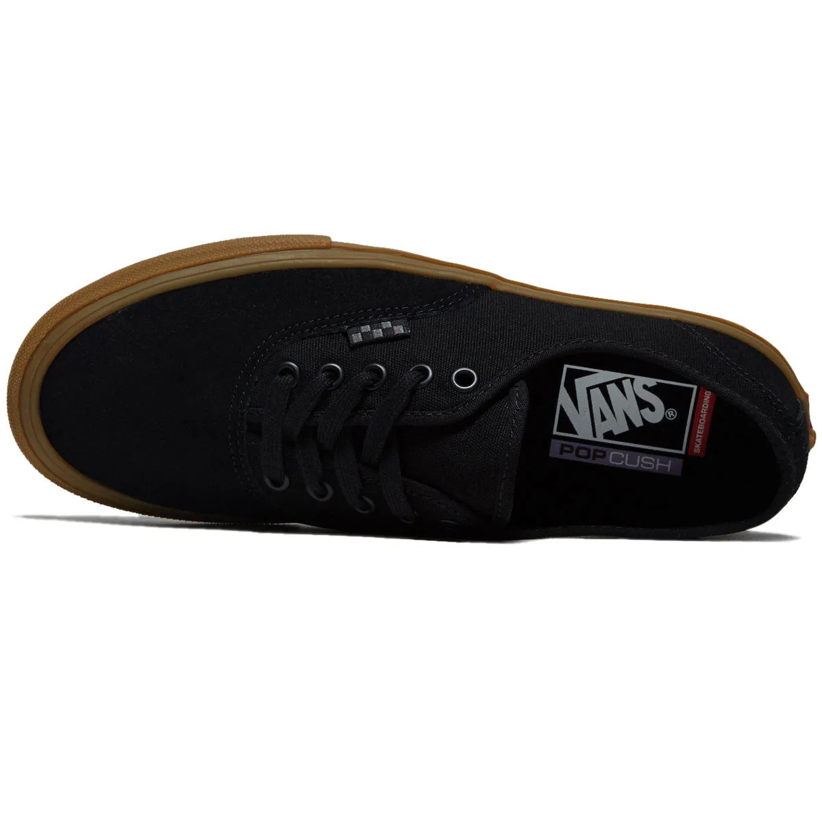 Vans Skate Authentic Shoes - Black/Black/Gum